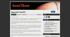 Desktop Screenshot of game7dads.com