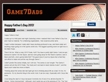 Tablet Screenshot of game7dads.com